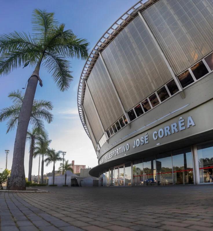Entrada do Ginásio Poliesportivo José Corrêa